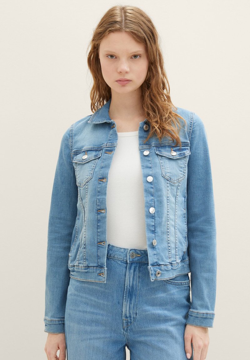TOM TAILOR DENIM - Denim jacket - light stone, Enlarge