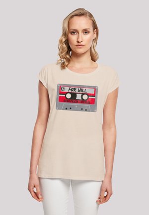 STRANGER THINGS CASSETTE FOR WILL NETFLIX TV SERIES - Print T-shirt - whitesand