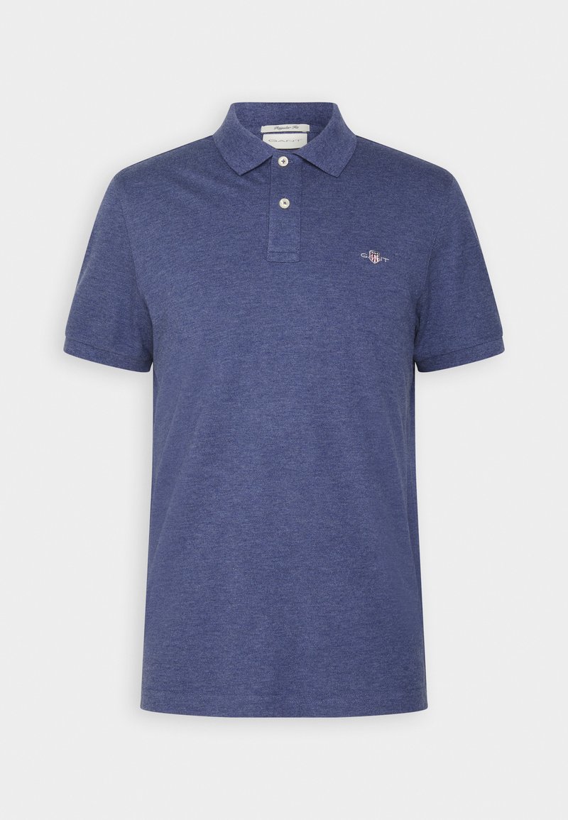 Gant Poloshirt blauw gemêleerd