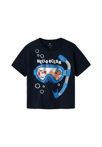 Name it NMMMORISH PAW REG - T-Shirt print - navy blazer
