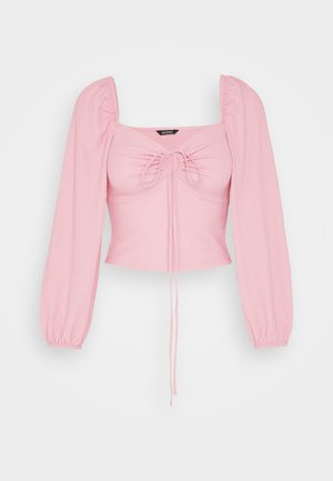 Monki, Hosszú ujjú felső - light pink