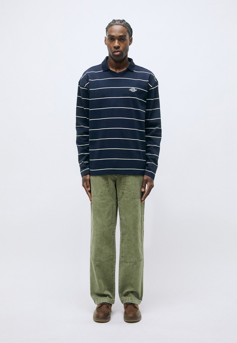 Pantalon Habillé Homme Club Monaco Davis - Coupe Mince 29x32, Marron à Rayures, Coton, Neuf Sans étiquette