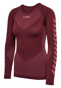 Hummel FIRST SEAMLESS - Apatiniai marškiniai - burgundy