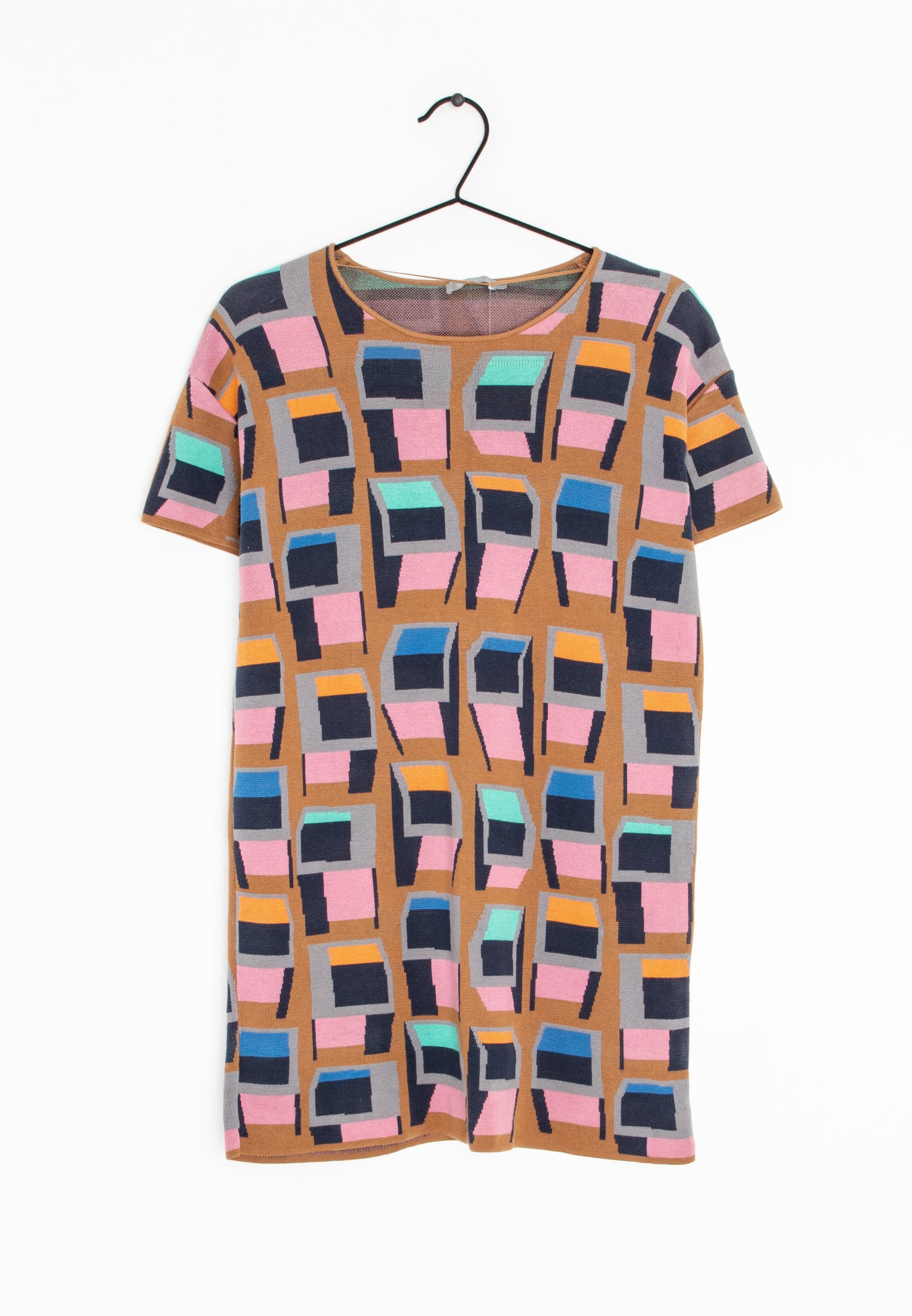 COS Jumper dress - brown/multi-coloured - (Pre-owned) - Zalando.ie