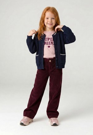 Vertbaudet, VERTBAUDET KNIT CARDIGAN FOR GIRLS - Cardigan - navy blue