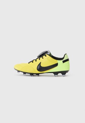 PREMIER III - Botines de fútbol para terreno firme - volt ice/black/vibrant yellow