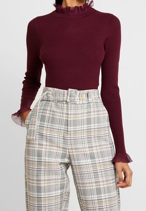 Strickpullover - dark purple