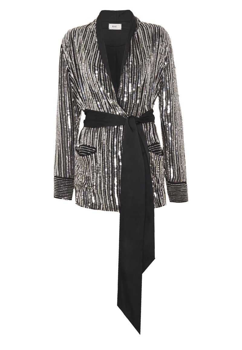MANÉ Blouse zilverkleurig