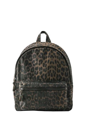 PULL&BEAR, BACKPACK - Sac à dos - mottled dark brown