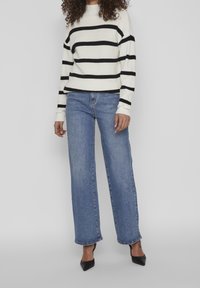 VILA Strickpullover - white