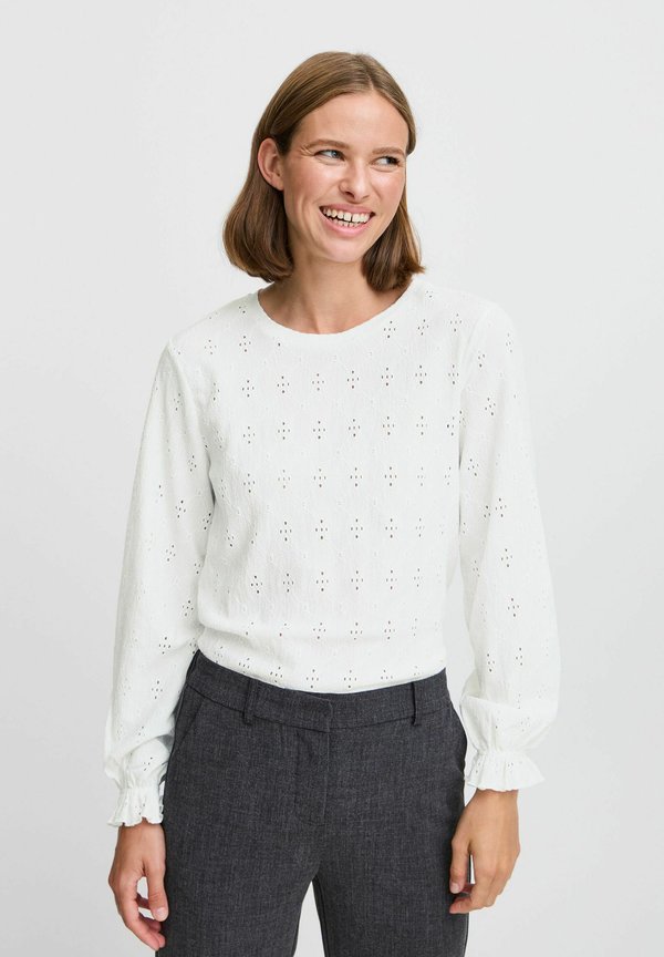 BYSILVA ONECK BLOUSE - Blouse - marshmallow