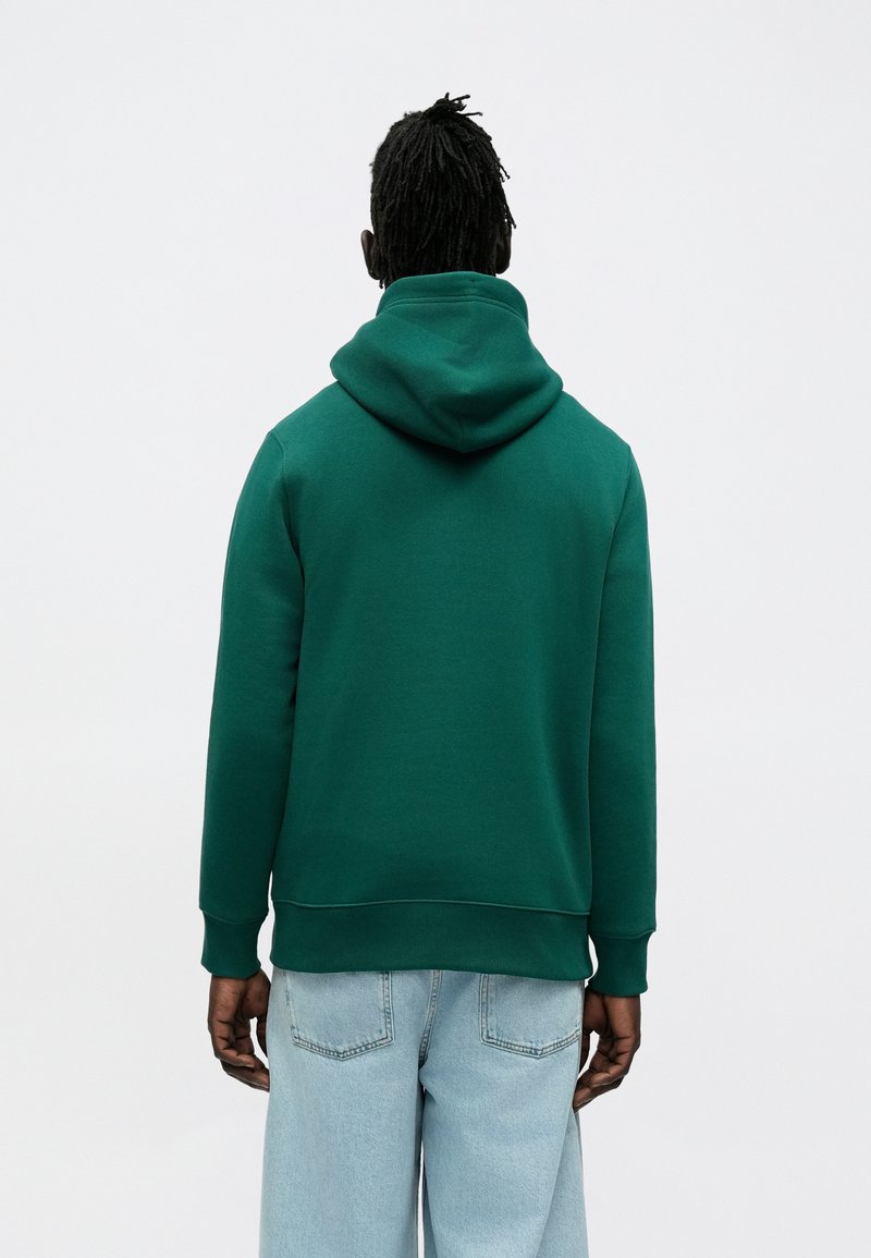 GANT Mikina s kapucí - deep forest green