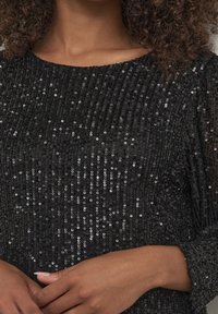 Kaffe Cocktailklänning - mottled black