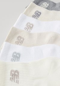 New Balance EVERYDAY ANKLE UNISEX 6 PACK - Zoknik - beige/white