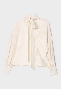 ASYMMETRIC GATHER DETAIL - Blouse - cream