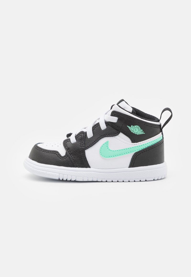 Jordan - JORDAN 1 MID ALT UNISEX - Indoorskor - white/green glow/black, Förstora