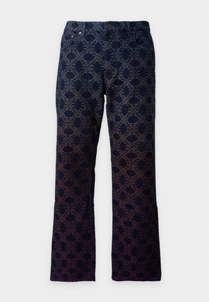 OFF-WHITE, ARROW MONOGRAM - Relaxed fit jeans - multi-coloured