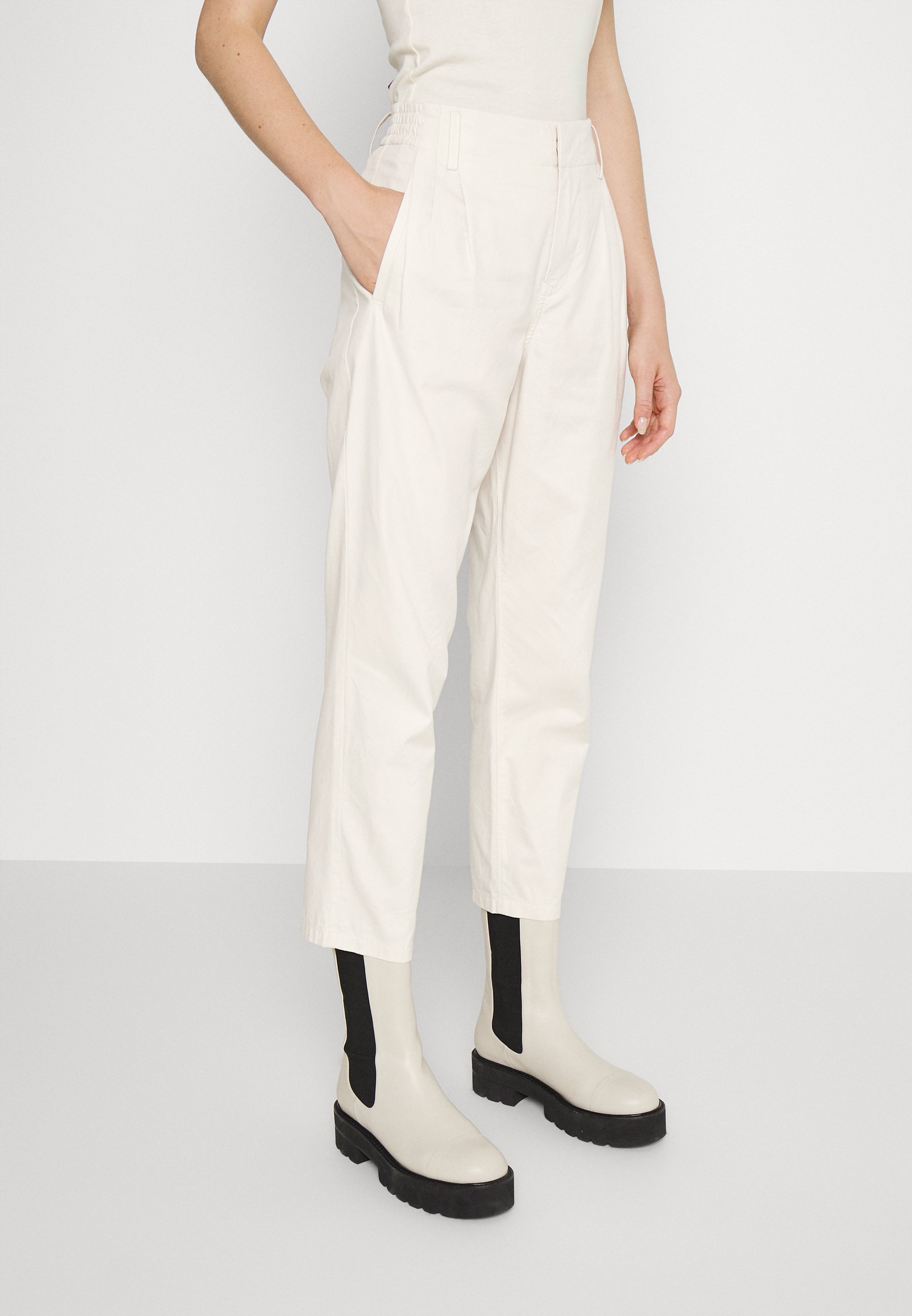 DRYKORN DISPATCH - Broek - off white/crème - Zalando.nl