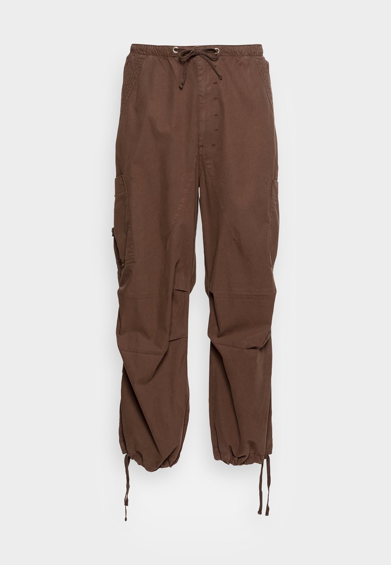 Jaded London OVERSIZED PARACHUTE PANTS - Cargo trousers - brown 