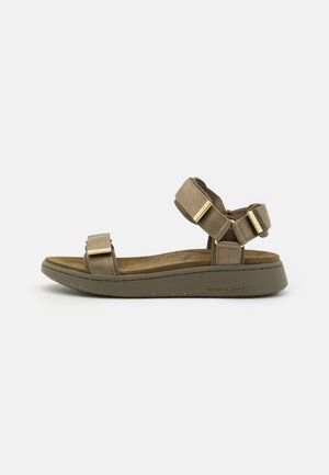 LINE - Sandals - dark olive