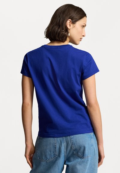 Polo Ralph Lauren COTTON JERSEY CREWNECK T SHIRT - T-shirt basique - sporting royal