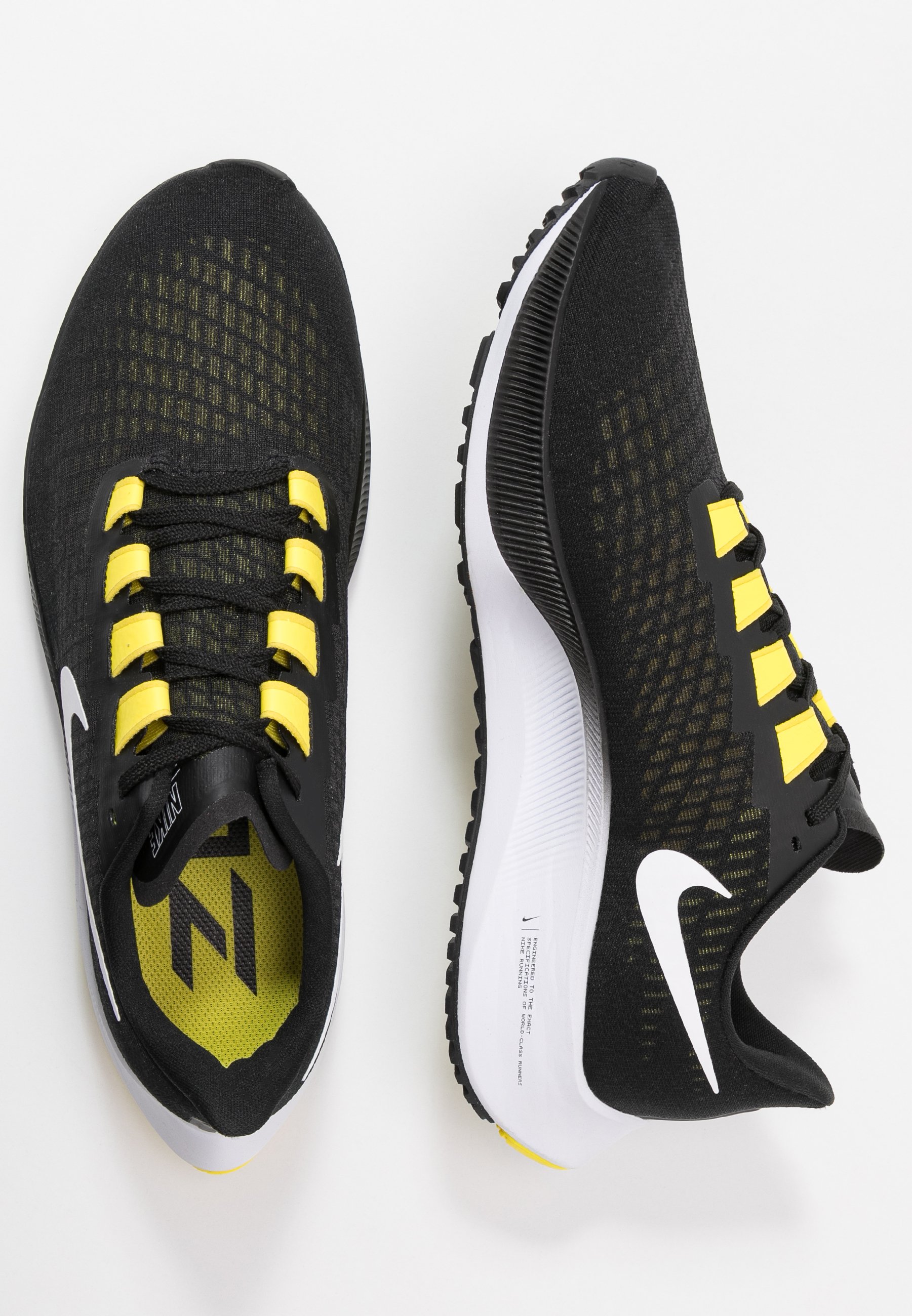 nike pegasus 37 black and gold