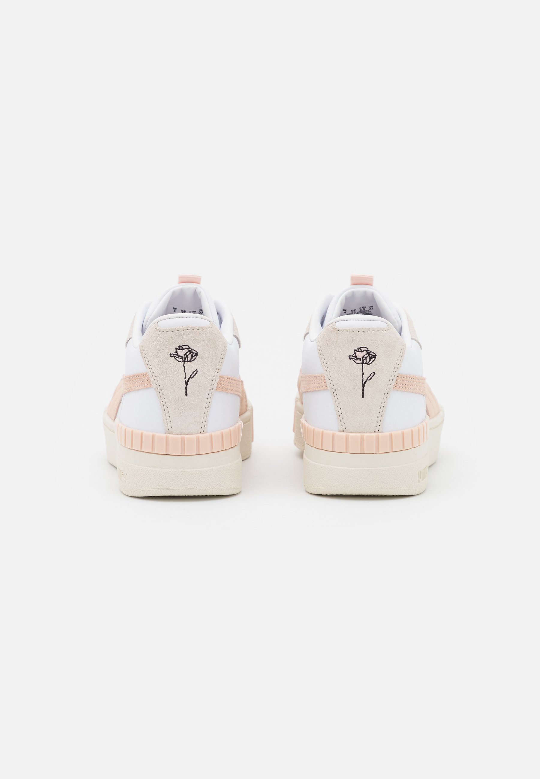 Puma CALI SPORT IN BLOOM - Sneakers laag - white/marshmallow/cloud pink/wit  - Zalando.nl