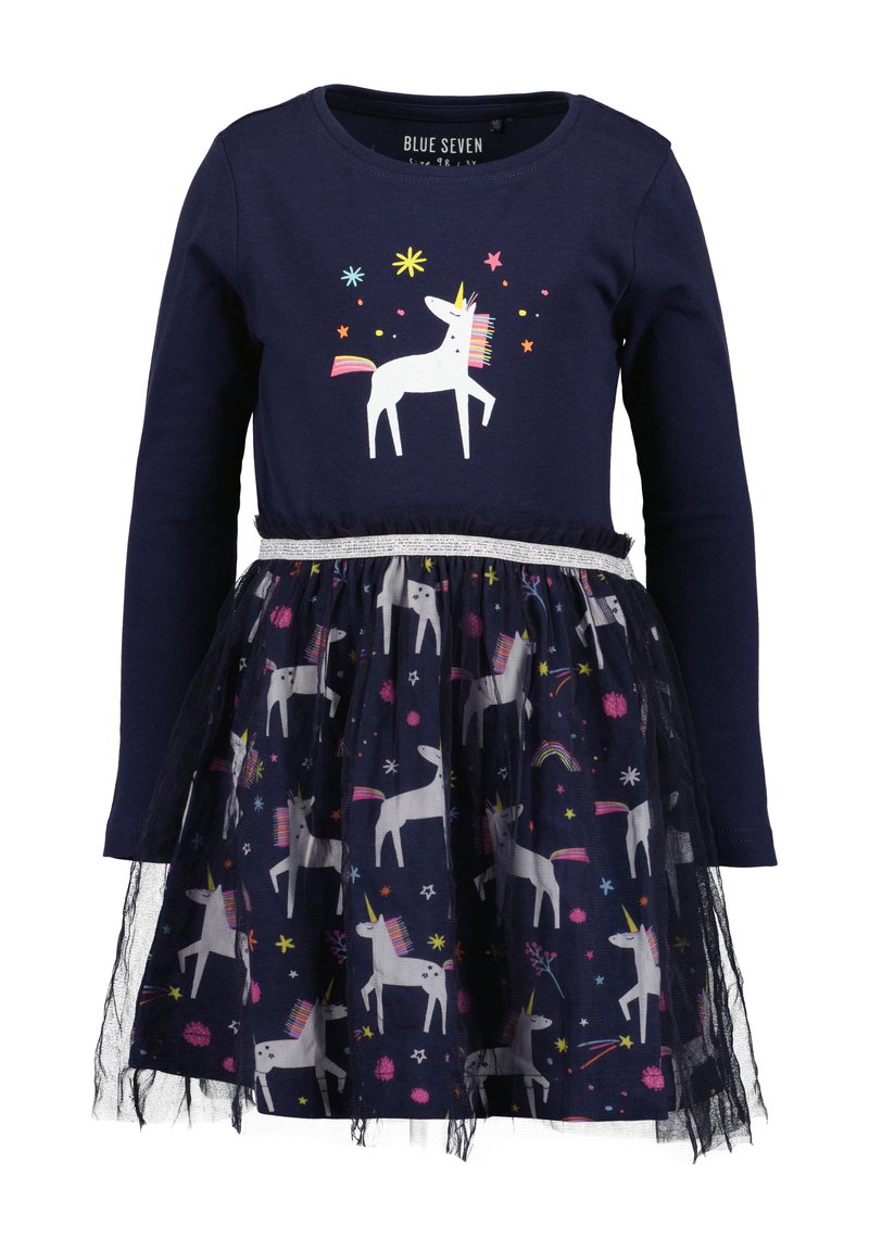 Blue Seven Vestito di maglina - blau