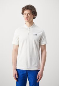 EA7 Emporio Armani TENNIS CLUB SERAFINO - Βασικό μπλουζάκι - star white