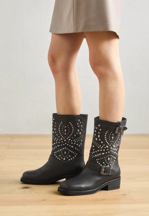 Cowboy-/Bikerboot - black