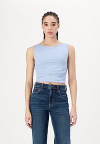 Hollister Co. SEAMLESS SHELL - Felső - zen blue