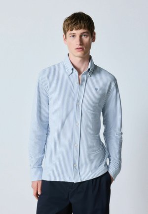Next, REGULAR FIT - REGULAR FIT PIQUE LONG SLEEVE SHIRT - Skjorter - blue stripe