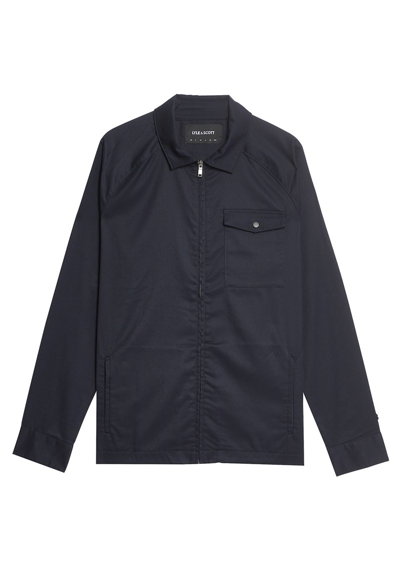 Lyle & Scott Lichte jas donkerblauw