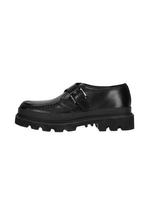 Scarpe senza lacci - black leather