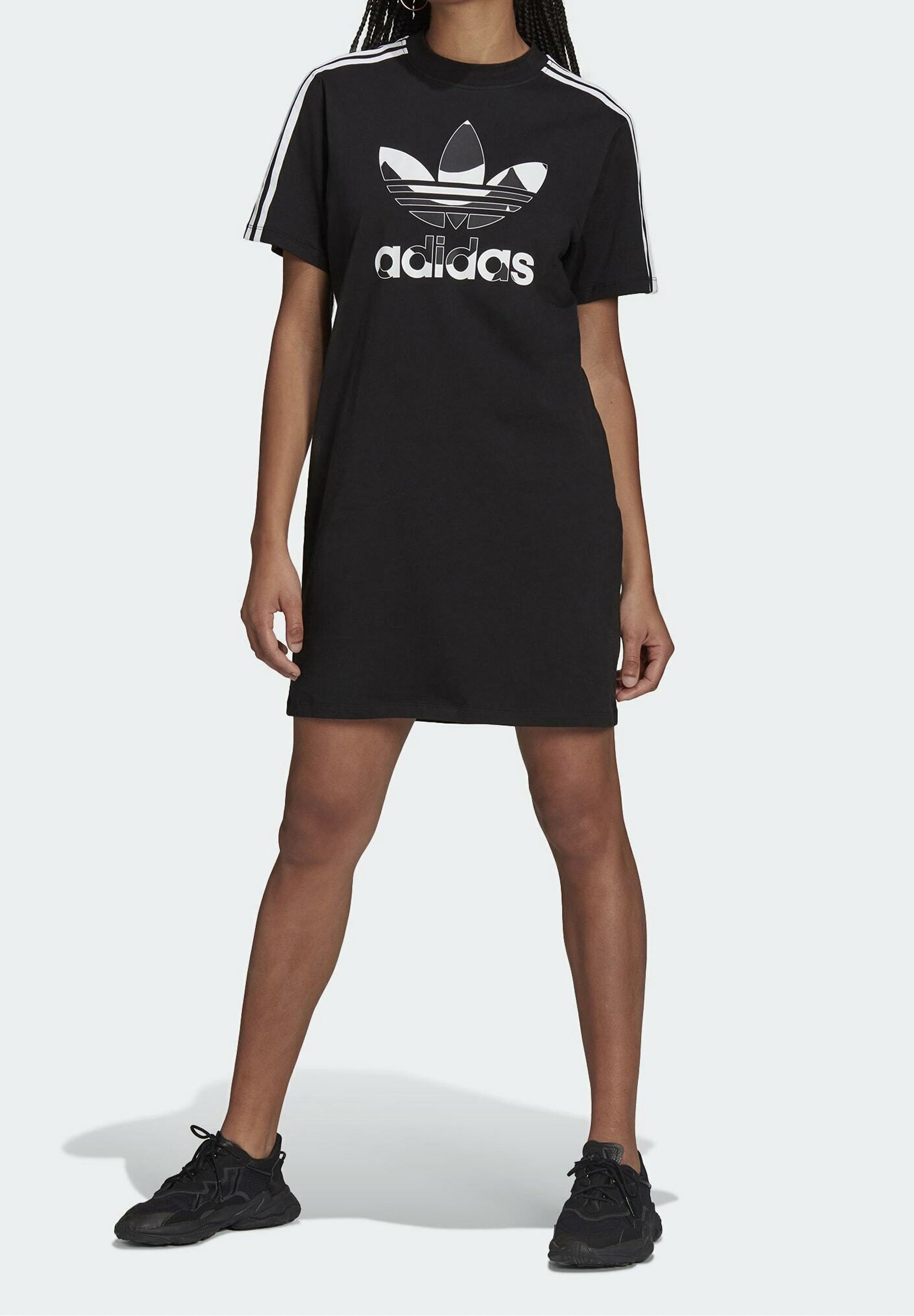 adidas Originals Shirt dress - black - (Pre-owned)