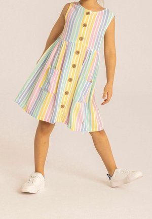 MINOTI SLEEVELESS WITH LINEN - Vestito casual - multi