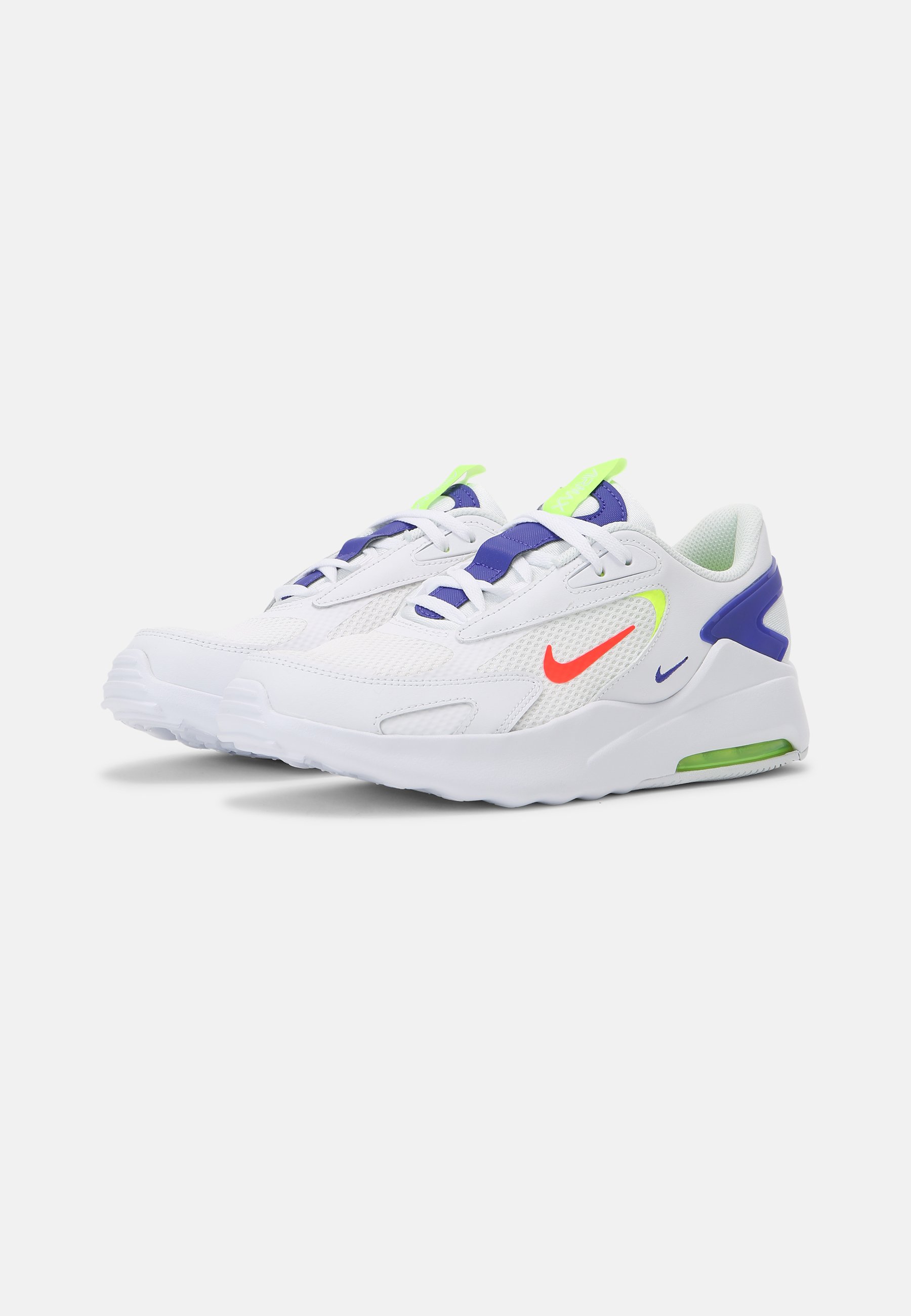 Nike Sportswear AIR MAX BOLT BG UNISEX - Sportbačiai - white/bright  crimson/volt indigo burst/balta - Zalando.lt
