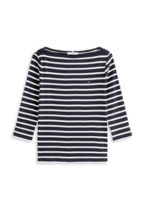 Tommy Hilfiger, SLIM FIT - Maglietta a manica lunga - desert sky/ecru