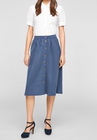 s.Oliver A-linjainen hame - dark blue
