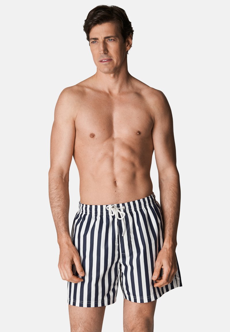 Herren Badehosen | Eton STRIPED SWIM SHORTS Badeshorts navy blue/dunkelblau - IY29772 Herren Badehosen | Eton STRIPED SWIM SHORTS Badeshorts navy blue/dunkelblau - IY29772