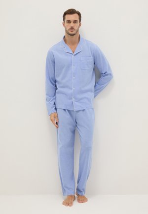OVS, REGULAR FIT PYJAMAS SET - Pigiama - light blue