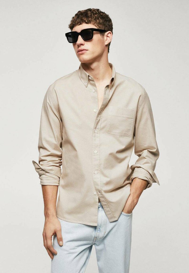 Mango OXFORD Chemise beige ZALANDO.FR