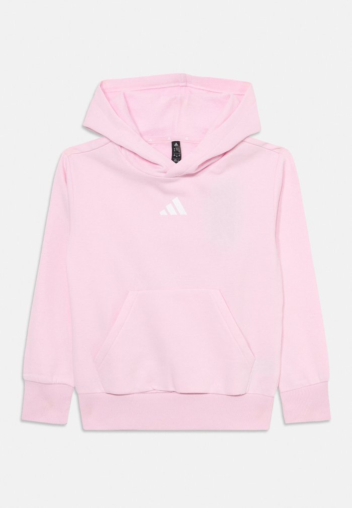 adidas JUNIOR HOODIE UNISEX - Sudadera con capucha - clear pink/white