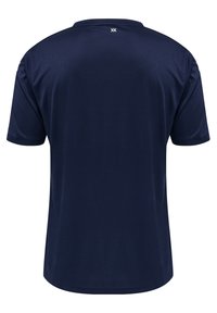 Hummel CORE XK  - T-shirt print - marine white