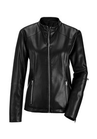 Veste en similicuir - black
