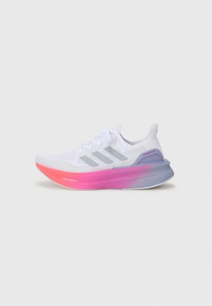 ULTRABOOST 5 - Road running shoes - white/halo silver-coloured/lucid red