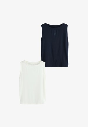 Self., 2 PACK - Top - navy cream