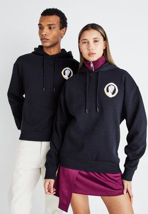 Jack & Jones JORSTATUES HOOD UNISEX - Pusa - black