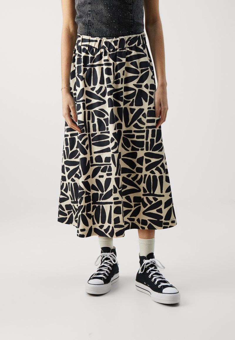 ONLY ONLTOMIA BERRY LONG SKIRT - Trapecinis sijonas - black