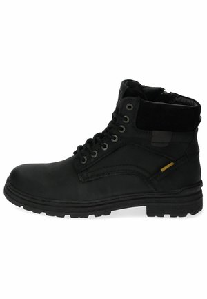 Lace-up ankle boots - schwarz